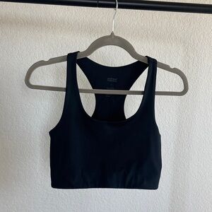 Girlfriend Collective  Racerback Midnight Black Sports Bra